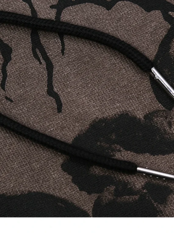 FlexElevate Vintage Angel Print Hoodie