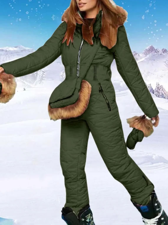 FlexElevate Women's Winter Ski Jumpsuit