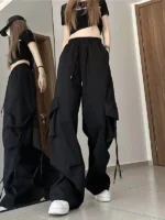 Flexelevate Y2K High Waist Cargo Pants
