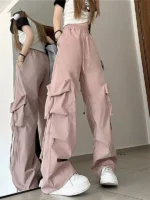 Flexelevate Y2K High Waist Cargo Pants