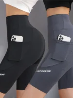 Flexelevate High Waist Seamless Yoga Shorts Leggings