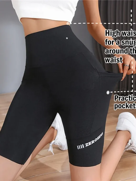 Flexelevate High Waist Seamless Yoga Shorts Leggings