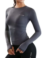 Flexelevate Women's Long Sleeve Yoga Crop Top