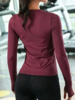 Flexelevate Women's Long Sleeve Yoga Crop Top