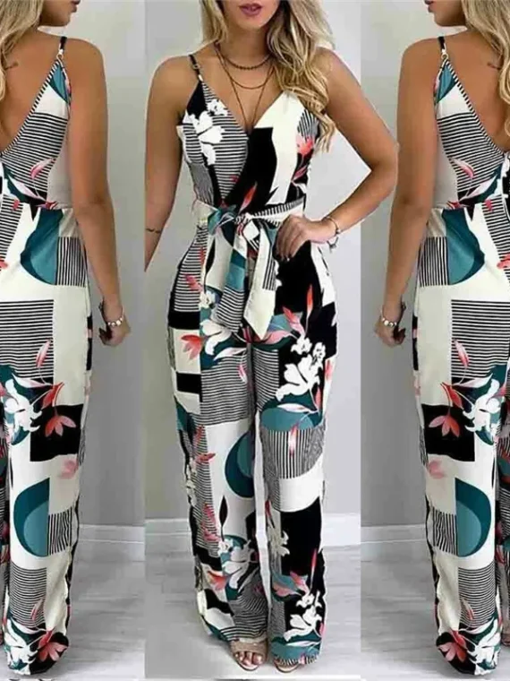 FlexElevate Floral Bliss Jumpsuit