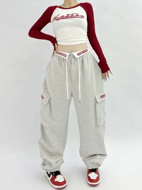 FlexElevate Y2K Baggy Cargo Pants