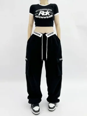 FlexElevate Y2K Baggy Cargo Pants