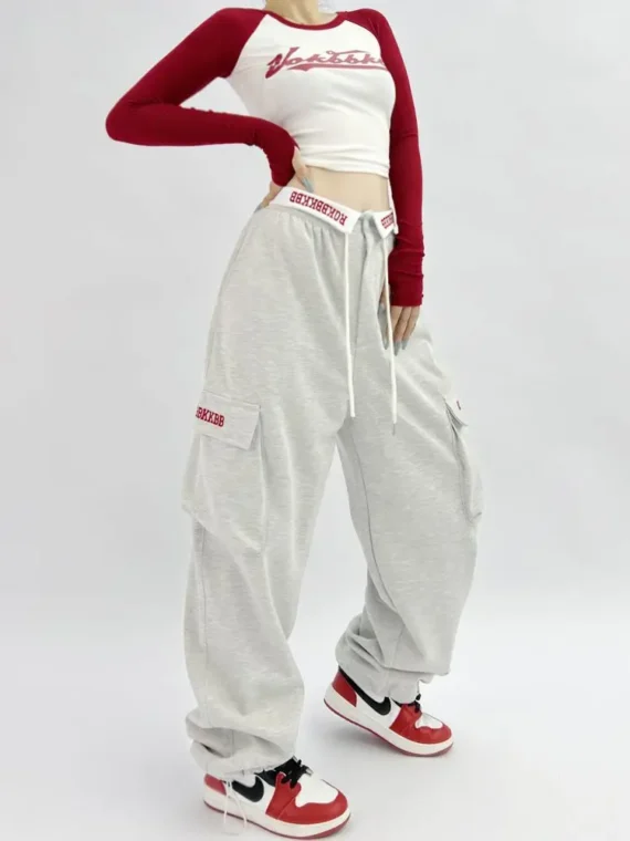 FlexElevate Y2K Baggy Cargo Pants