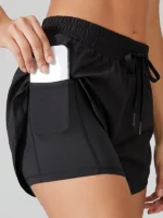 Flexelevate Women's Neon Elastic Yoga Shorts