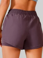 Flexelevate Women's Neon Elastic Yoga Shorts