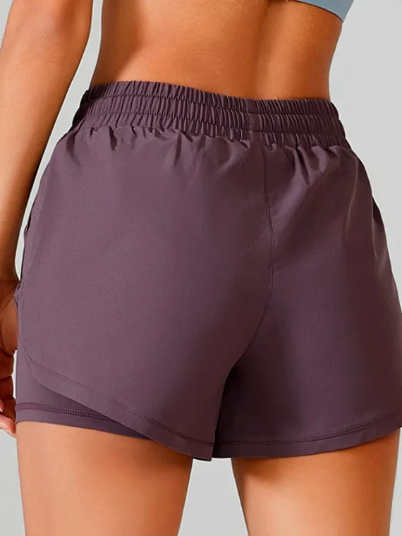 Flexelevate Women's Neon Elastic Yoga Shorts