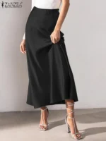 FlexElevate Elegant Solid Color Skirt