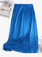 FlexElevate Elegant Solid Color Skirt