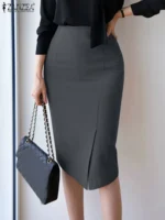 FlexElevate High Waist Bodycon Skirt