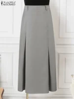 FlexElevate Pleated Maxi Skirt