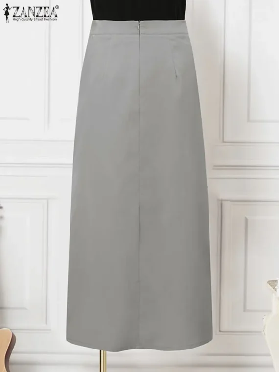 FlexElevate Pleated Maxi Skirt