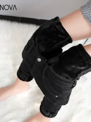 ZOENOVA-Women-Thick-Velvet-Jeans-Fleece-Warm-Korean-Fashion-High-Waist-Skinny-Elastic-Pants-Jean-Casual-1