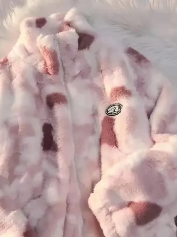 Flexelevate 2023 Women's Tie Dye Lamb Fleece Jacket