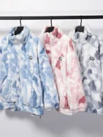 Flexelevate 2023 Women's Tie Dye Lamb Fleece Jacket