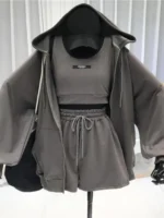 Flexelevate Women's Engineered Full Zip Hoodie Activewear Set