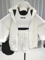 Flexelevate Women's Engineered Full Zip Hoodie Activewear Set