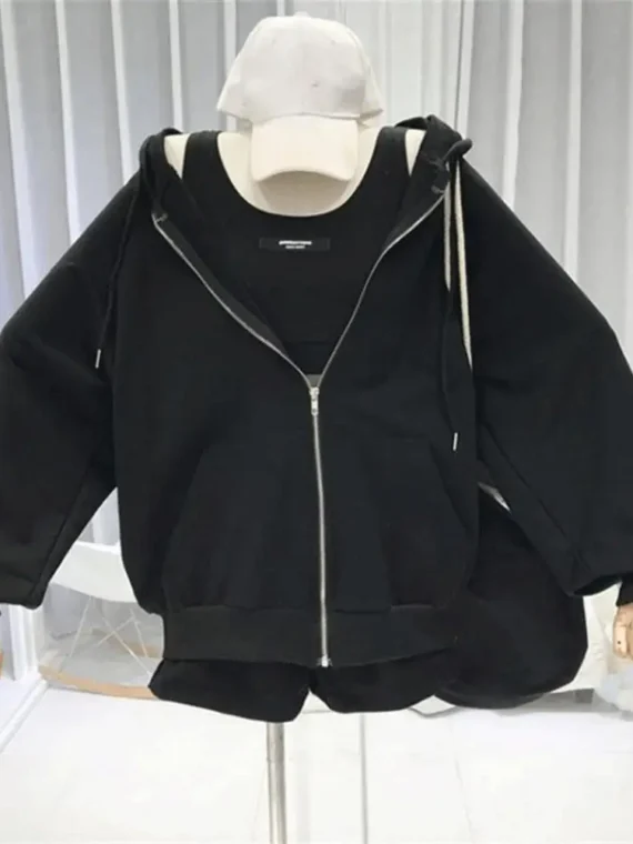 Flexelevate Women's Engineered Full Zip Hoodie Activewear Set