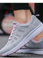 FlexElevate Women's Fashion Pink Sneakers