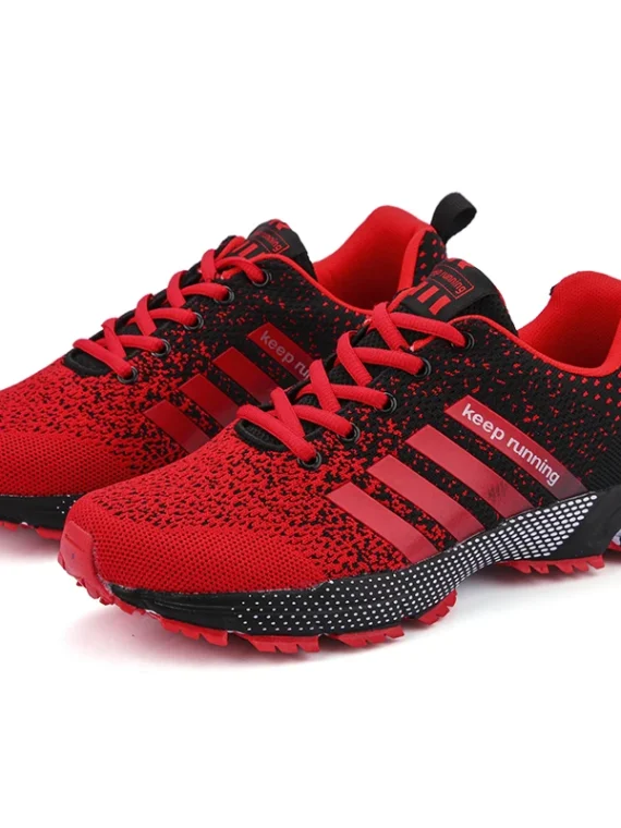 FlexElevate Lightweight Red Running Shoes