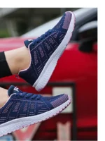 FlexElevate Women's Fashion Blue Sneakers