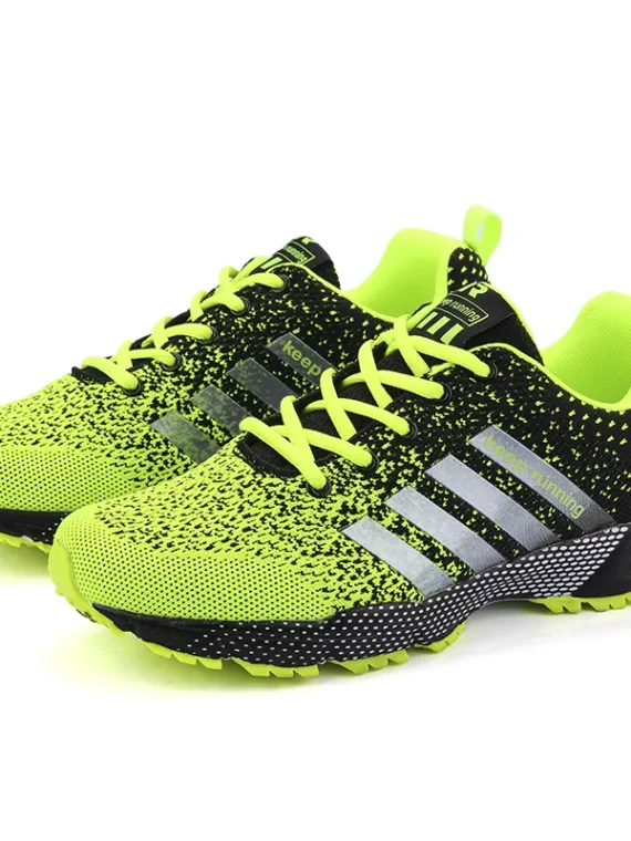 FlexElevate Lightweight Green Running Shoes