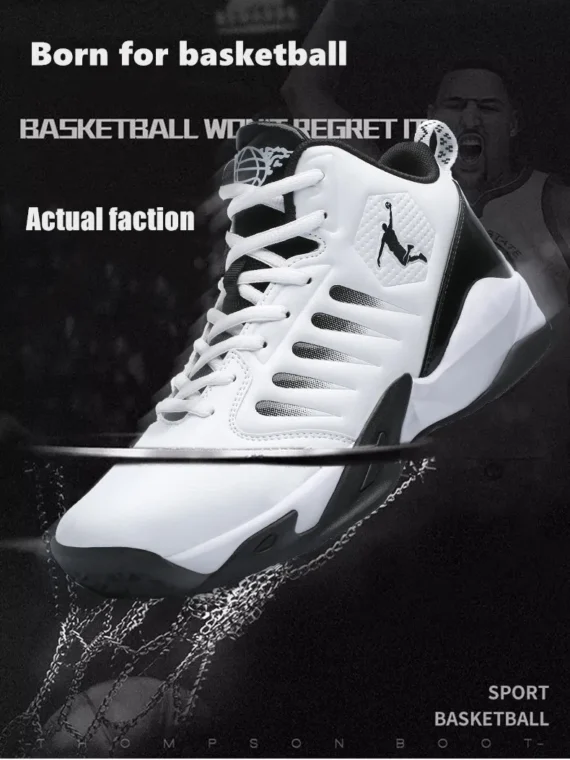 FlexElevate Women White Plush Basketball Sport Shoes