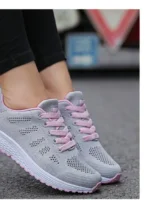 FlexElevate Women's Fashion Pink Sneakers