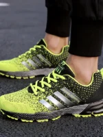 FlexElevate Lightweight Green Running Shoes