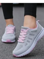 FlexElevate Women's Fashion Pink Sneakers