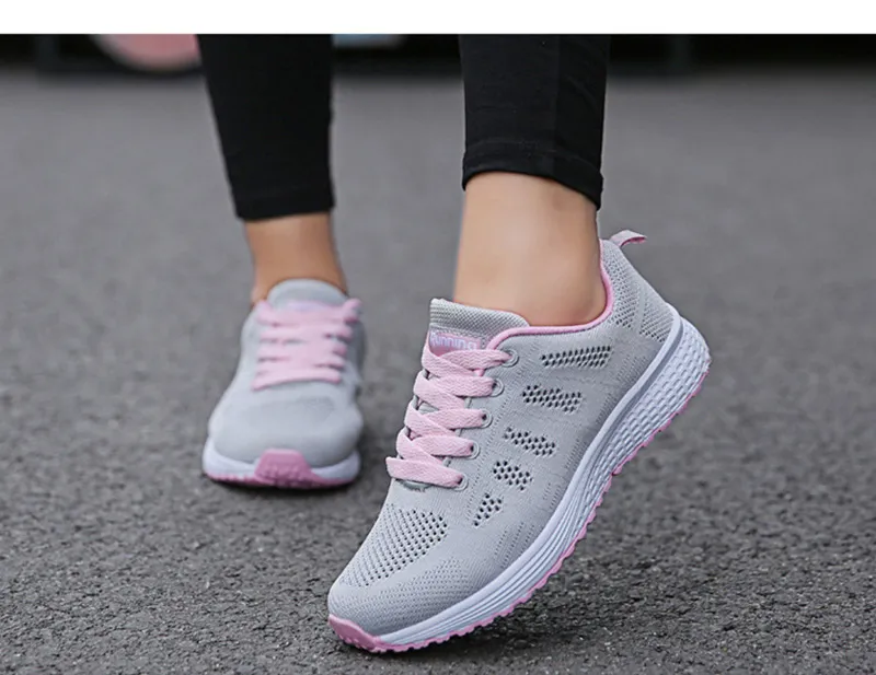 FlexElevate Women's Fashion Pink Sneakers