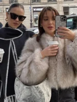 Flexelevate Winter Gradient Faux Fur Jacket