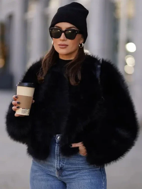 Flexelevate Winter Gradient Faux Fur Jacket