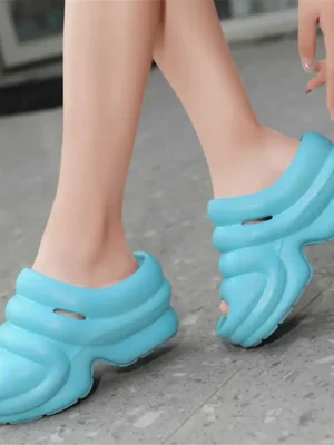 FlexElevate Women's Height-Increasing Slip-On Sandals