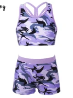 Flexelevate Girls Tankini Swimsuit Set