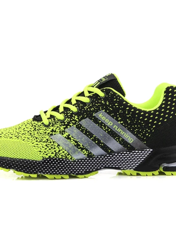FlexElevate Lightweight Green Running Shoes