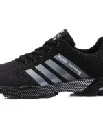 FlexElevate Lightweight Black Running Shoes