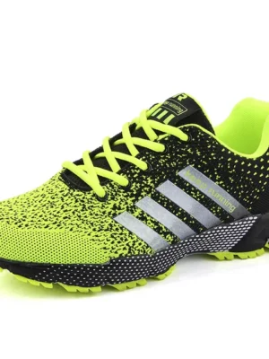 FlexElevate Lightweight Green Running Shoes