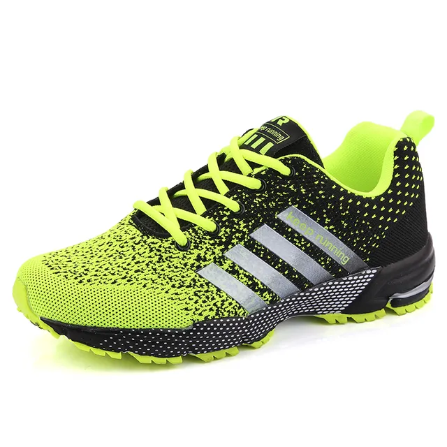 FlexElevate Lightweight Green Running Shoes