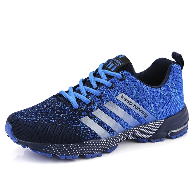 FlexElevate Lightweight Blue Running Shoes