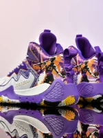 FlexElevate Purple Basketball Shoes For Women