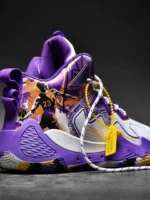FlexElevate Purple Basketball Shoes For Women