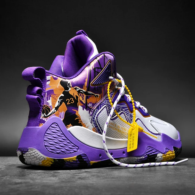 FlexElevate Purple Basketball Shoes For Women