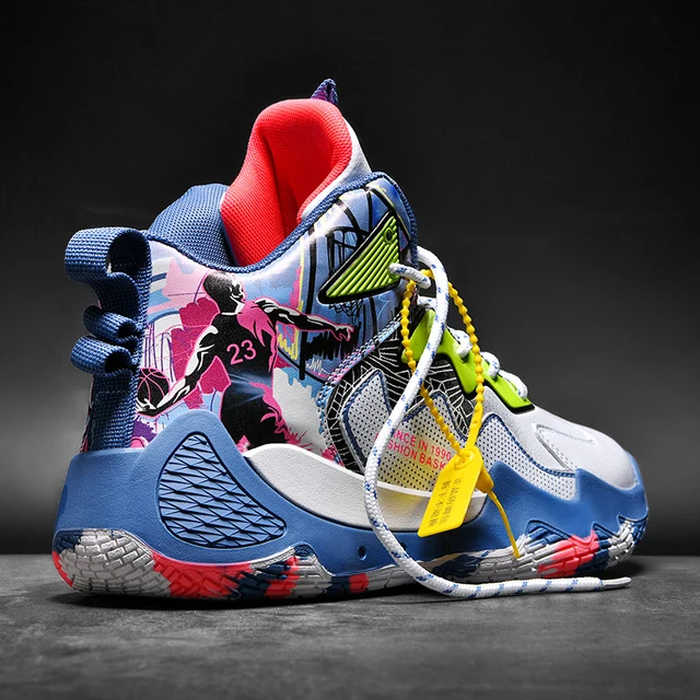 FlexElevate Blue Basketball Shoes For Women