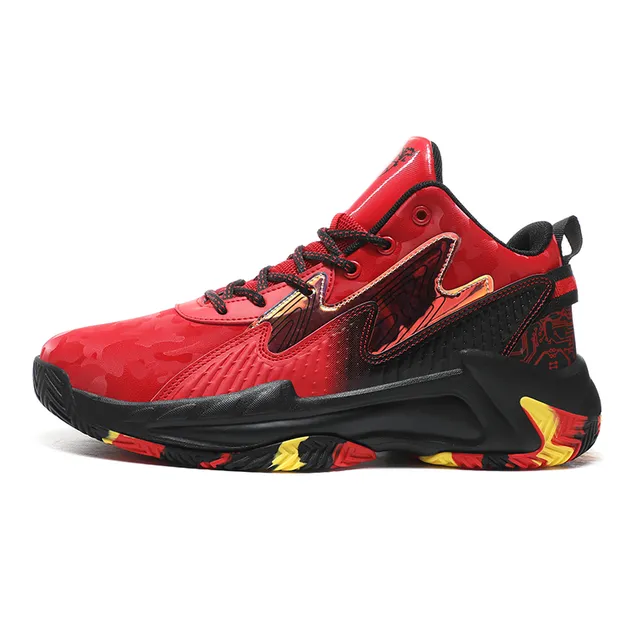 FlexElevate Red Lightweight Basketball Shoes