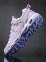 Flexelevate Women's Black/Purple Basketball Flip Flop Slide Shoes